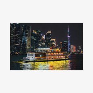 Shanghai Night River Cruise Tour with Xinjiang Style Dining Experience (Fun for Four Package)